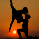 Dancers at Sunset